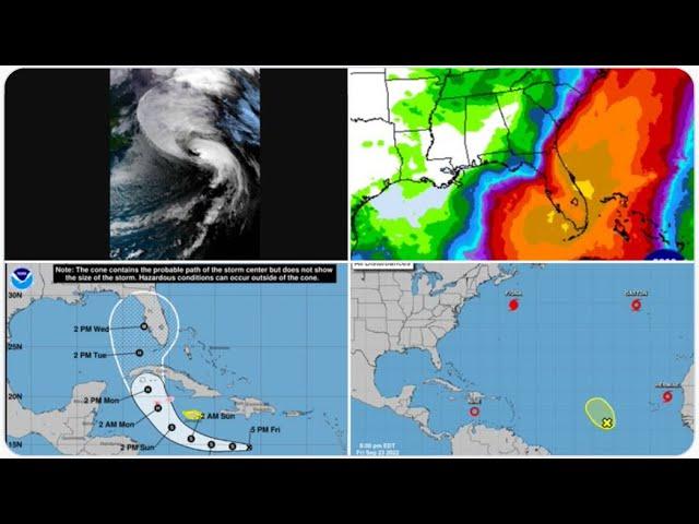 RED ALERT! Major Hurricane projected to hit Florida on Wednesday & possibly the Carolinas after?