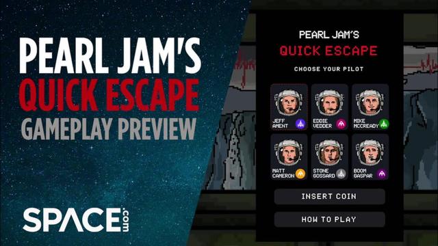 Watch Pearl Jam's 'Quick Escape' gameplay preview -  'Space Invaders'-Style!