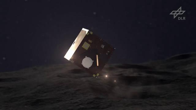 MASCOT on Asteroid Ryugu - Landing and Instruments Detailed in Animation