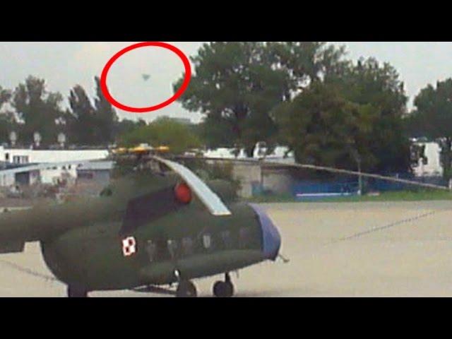 UFO Sighting Grounded Polish Military Helicopters At European Airport!