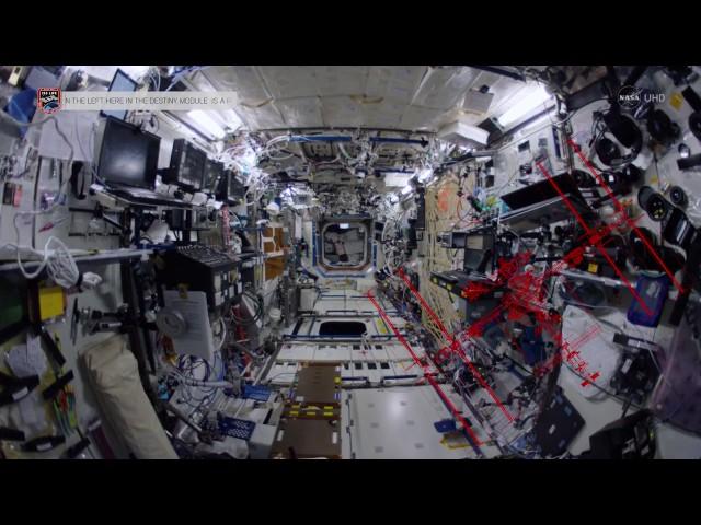 Epic Space Station Tour Through Fish-Eye Lens | NASA Video