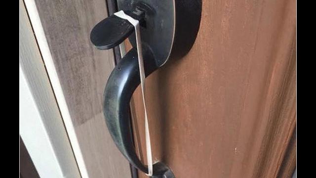 This Woman Saw A Rubberband On Her Door Handle, And The Reason Why will make you panic!