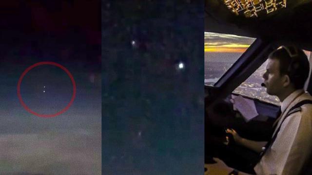 Unusual Lights or UFOs witnessed by US military pilot ????