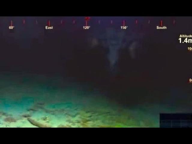 Somewhere in the Pacific Ocean something scary was caught by an underwater drone