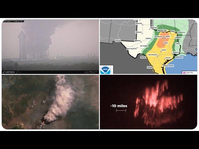 RED ALERT! Starbase on Fire! BIG HAIL to HIT parts of Dallas Arlington Ft. Worth Waco TX tomorrow!