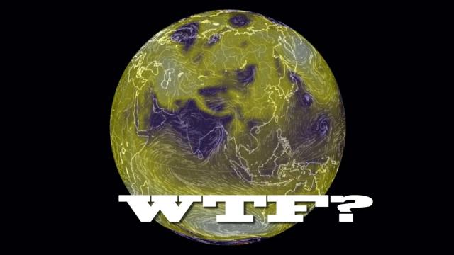 Simple Weird Weather WTF? Jet Stream & Mean Sea Level Pressure