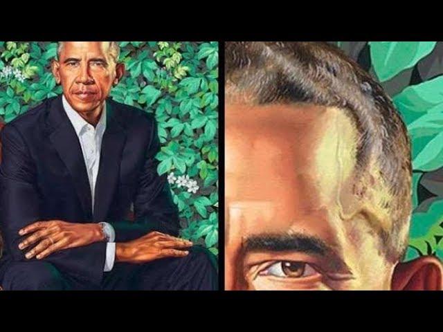 ‘Squirt Of Sperm’ Hiding In Plain Sight On Obama’s New Official Portrait