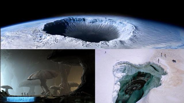 Antarctica Secret Frequency Weapon Cover-Up? Entrance To Hollow Earth? UFO Alien 12/17/2016