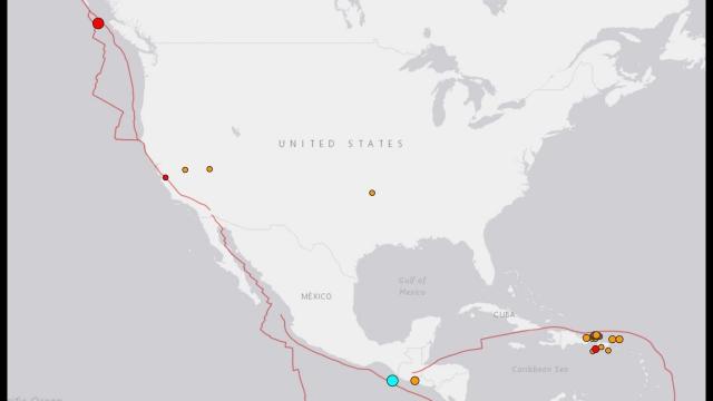 NO TSUNAMI = 5.8 & 5.1 Earthquakes in Canada & Guatemala - North American Ring of Fire