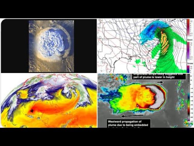 Tsunami risk for North American West Coast still being determined due to Volcano "Unusual event"