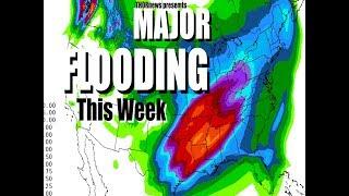 MAJOR FLOODING & River Flooding for Texas & USA this Week
