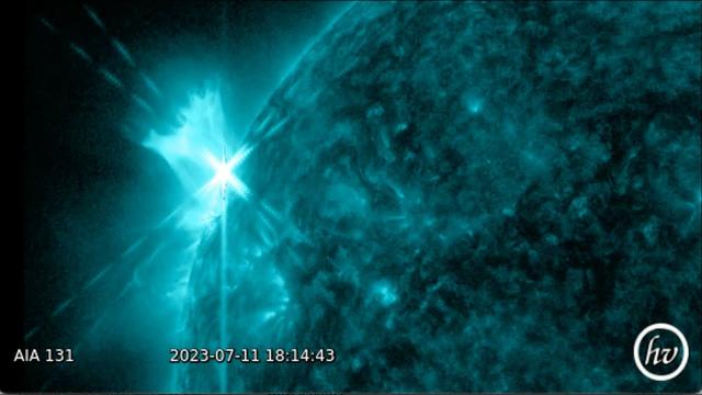 Sunspot blasts strong M6-class solar flare! See in multiple wavelengths