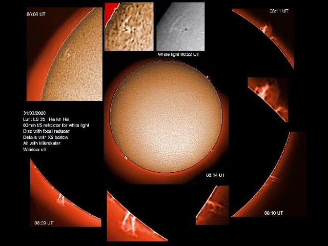 New Solar Cycle 25 Sunspot! CME! and Comet Y4 Atlas at 8.7 Magnitude!