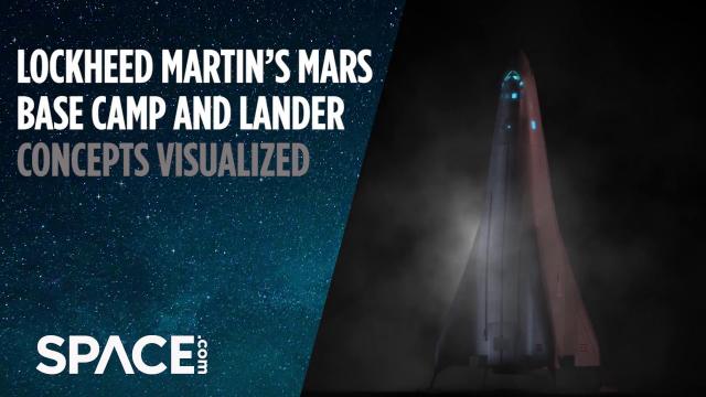 Mars Lander and Orbiting ‘Base Camp’ Visualized by Lockheed Martin