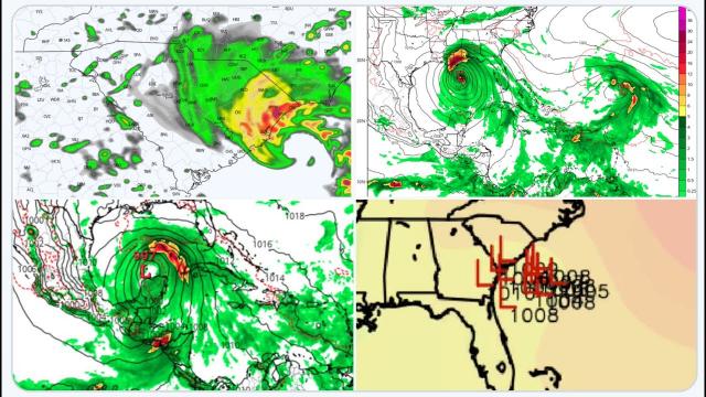 Carolina Storm on the 27th & Florida & Gulf BIG Hurricane* on June 7th???