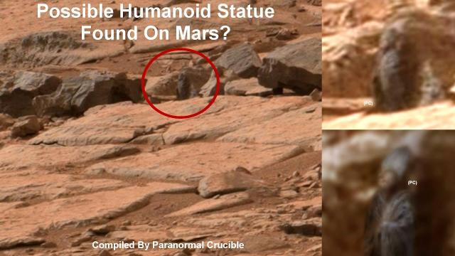 Possible Humanoid Statue Found On Mars?