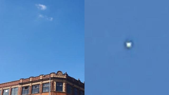 Possible Glowing UFO Sphere Filmed Before Disappearing over Birmingham (UK) - FindingUFO