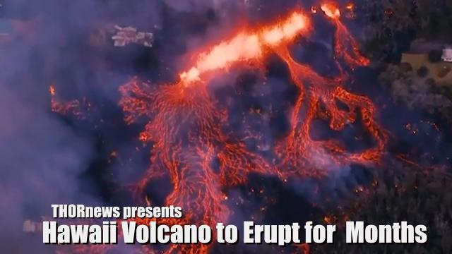 Hawaii Volcano to Erupt for Months