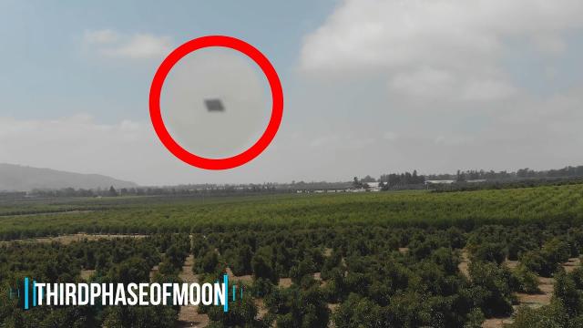 HUGE Diamond Shaped UFO Ventura CA Drone VIDEO!