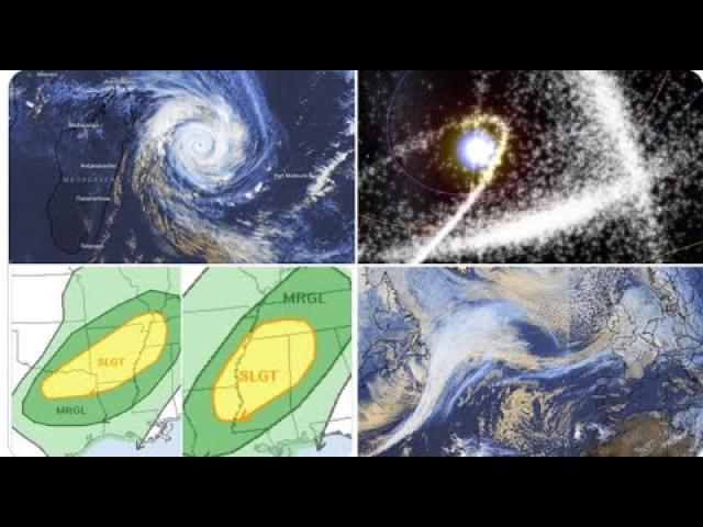 Storm Franklin hits Europe! Another powerful Cyclone headed to Madagascar & Stormy USA Week ahead!