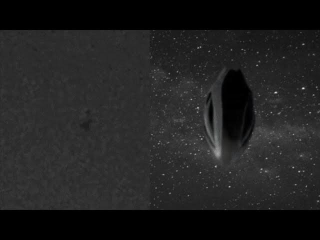 Dark UFO spotted at night in USA, Oct 2022 ????