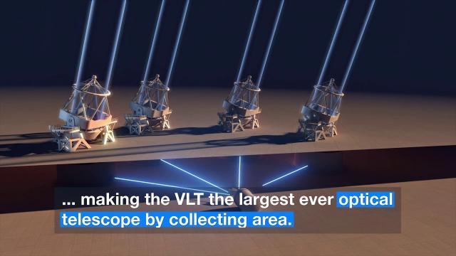 ESO's VLT Units 'Combined' to Form Amazing 16-Meter Telescope