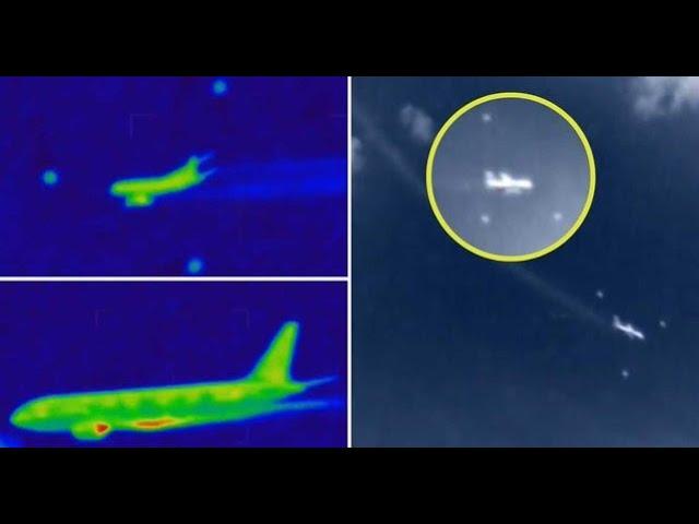 So this is what happened to MH 370. Two US Satellites and 1 US military Satellite caught the footage