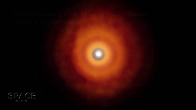 Planet-Forming Disk Imaged By Telescope Array | Zoom-In Video