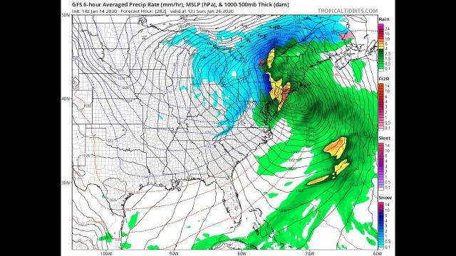 Crazy storm for Gulf Coast & East Coast in 11 days? Maybe. def Maybe.