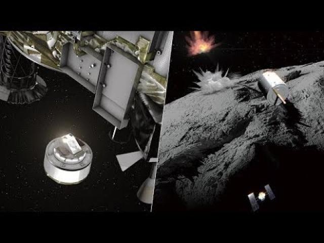 Japanese probe BOMBS ancient asteroid to look inside it