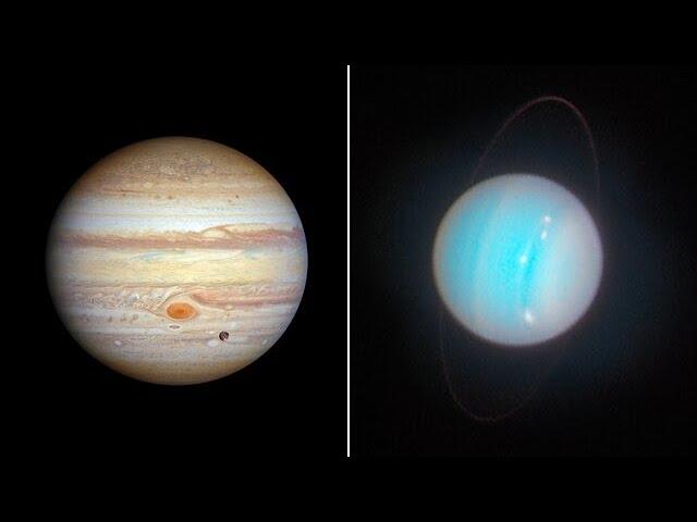 Hubble’s new views of Jupiter and Uranus