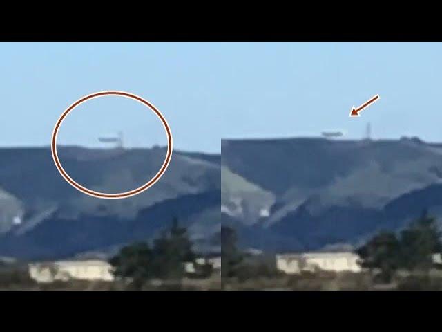 Sighting of huge cigar shaped object over Lompoc, CA, USA