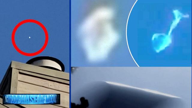 "TESLA UFO" Weird Sky Phenomenon Happening Over CA! 2019