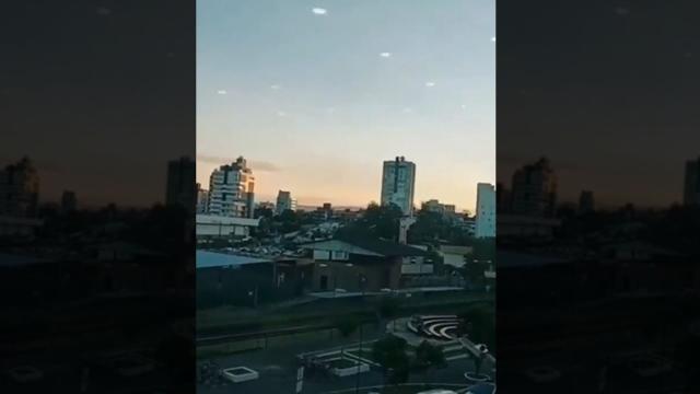 UFO Fleet or Clouds Filmed in São Paulo,  BRAZIL ? Oct. 2021 ???? #shorts