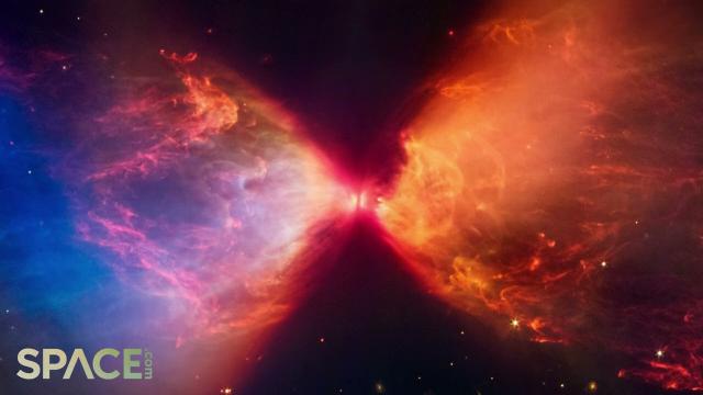 See James Webb Space Telescope's stunning 'fiery hourglass' protostar view in 4K