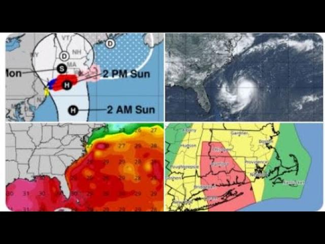 Red Alert! models trend West & Henri could make landfall in NY or NE as Cat 1 or 2 Hurricane.