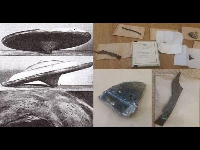 UFO FOUND with a 'chilling message' in CIGARETTE TIN at London Science Museum