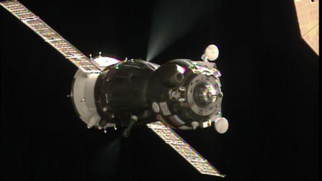 Soyuz Docked to Space Station