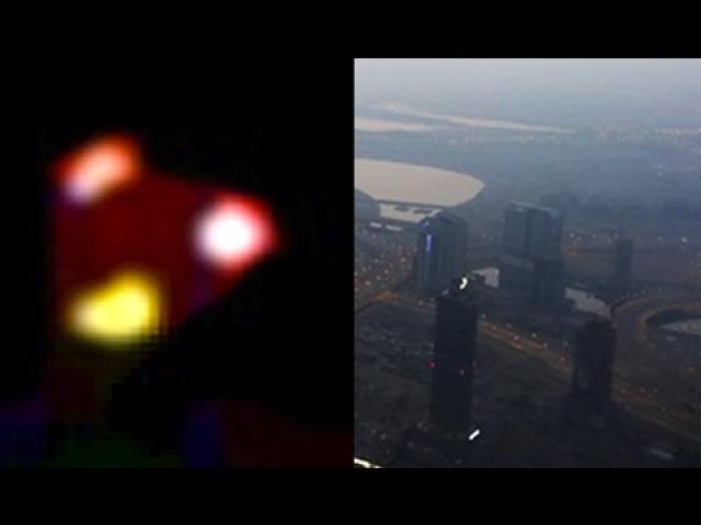 UFO At WORLD's TALLEST Building? ISRAEL TELEPORTING Triangle UFO!