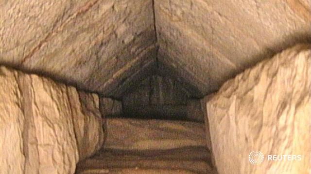 BREAKING: A hidden corridor found in the Great Pyramid of Giza