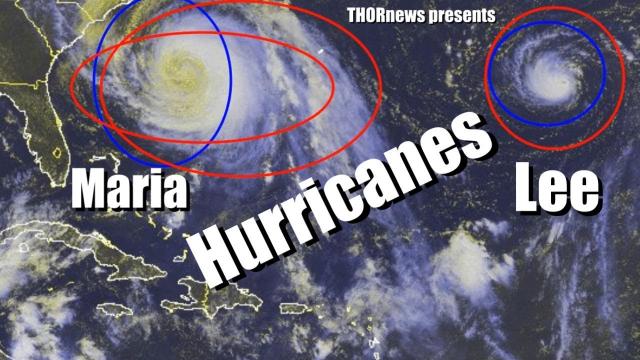 Hurricane Maria & Lee Update - She is Huge & He has influence.