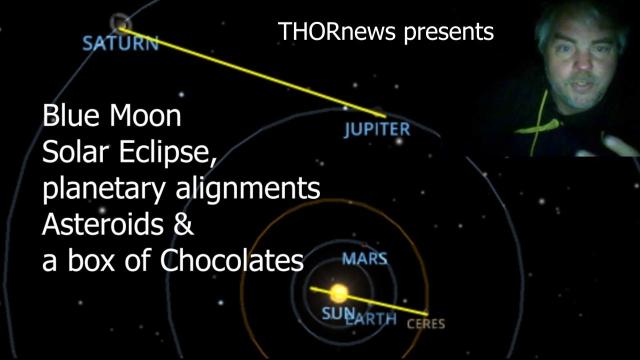 Super Blood Blue Moon Solar Eclipse, Planetary Alignments, Asteroids & a box of Chocolates