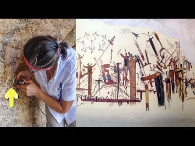 An Amazing artist claims she solved the ancient mystery of limestone walls