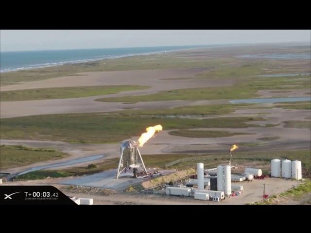 SpaceX Starhopper's Test Hop Aborted Shortly After Engine Fired