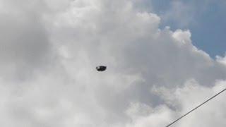 Best UFO Sighting of 2012 Clear Metallic Flying Saucer Caught on Video!