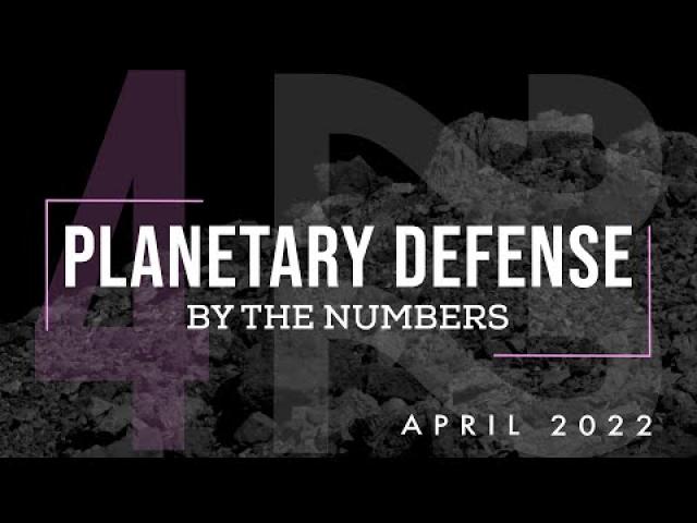 Planetary Defense: By the Numbers - April 2022