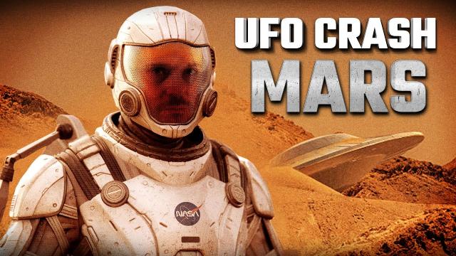 ???? New Evidence Of A UFO Crash Landing Site On Mars ?