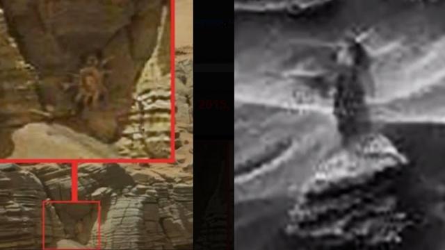 GOTCHA NASA!!! UFO Sightings ALIEN WOMAN & CREEPY CRAWLERS ON MARS!!! 2015