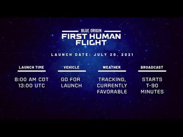 Blue Origin's first crewed spaceflight 'go for launch,' flight director explains