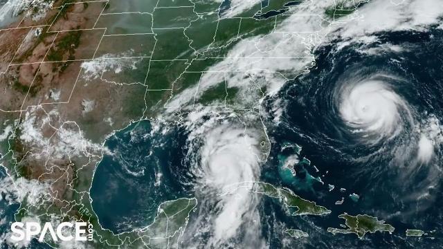 Hurricane Idalia intensifies into category 4 storm in satellite views